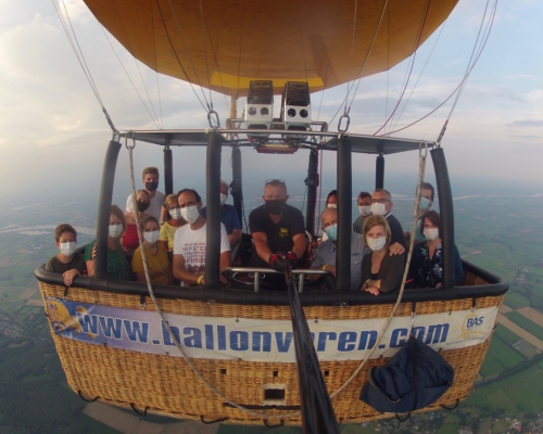 Ballonvaart in Groesbeek naar Kekerdom
